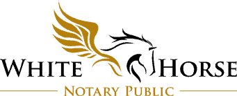 White Horse Notary Public - Logo