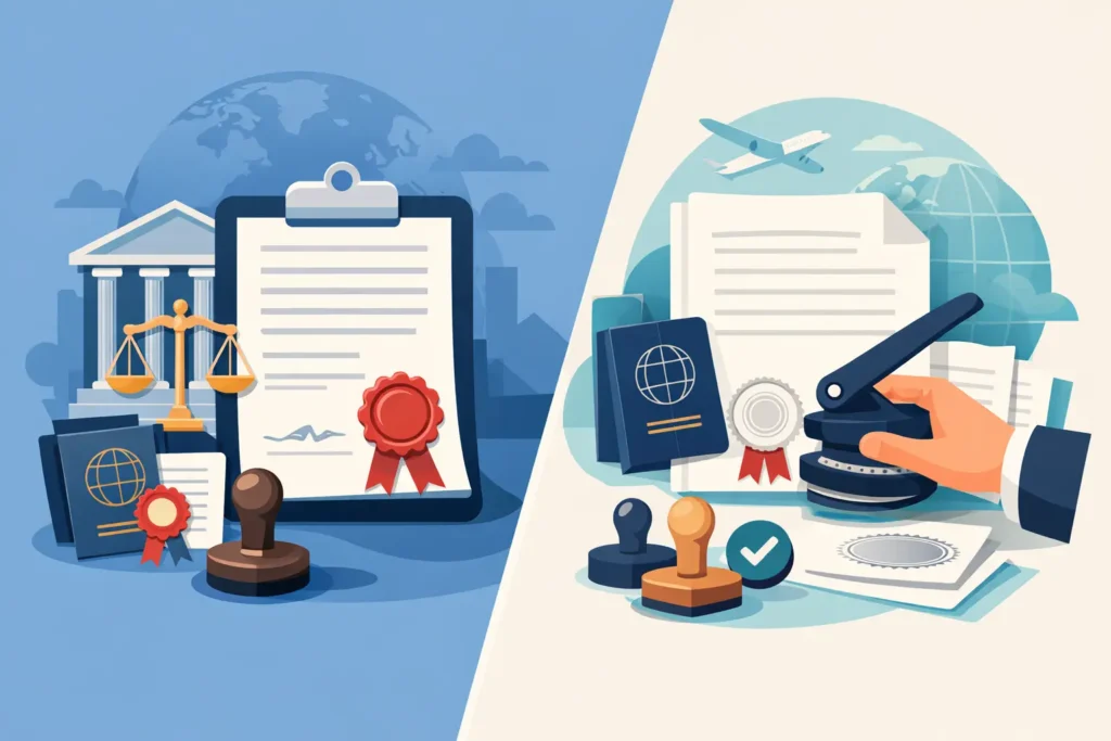 Is Legalisation the Same as Apostille?