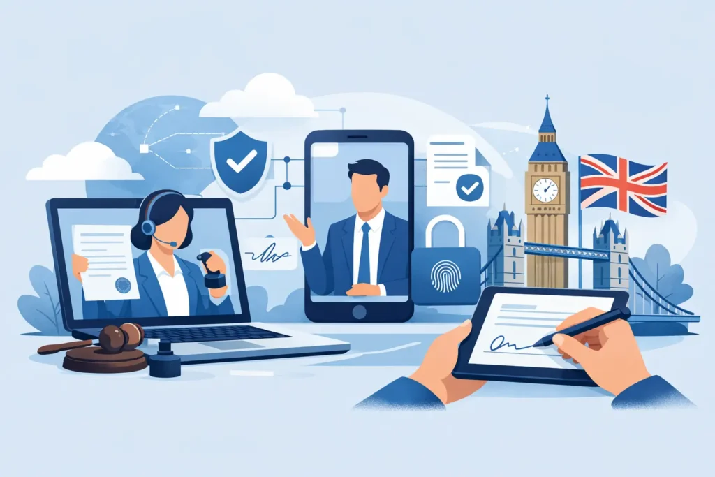 Remote Electronic Notarisation UK Explained