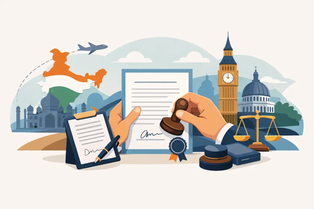 India Affidavit Notarisation UK Explained