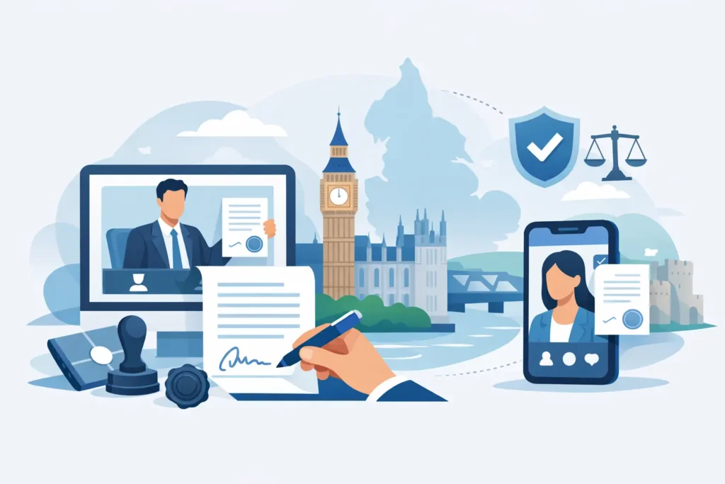 Online Notarisation in England and Wales