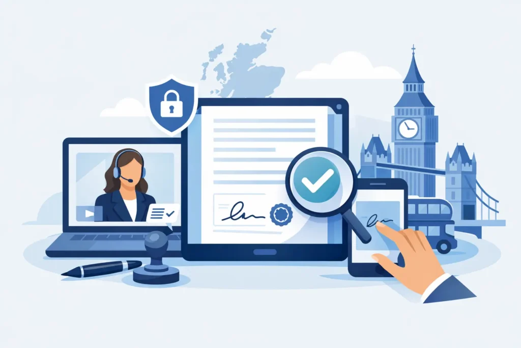 Online Notary in the UK: What to Expect