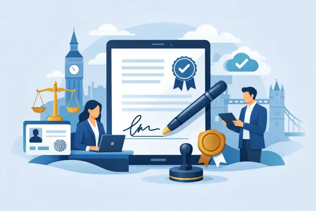 How Electronic Notarisation Works in England