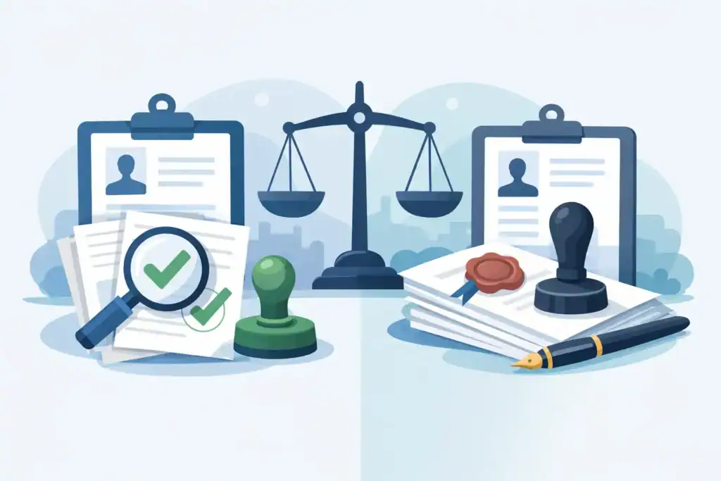 Certified Copies Versus Notarised Copies Explained