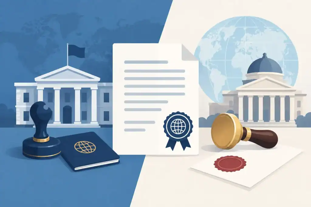 Consular Legalisation vs Apostille Explained