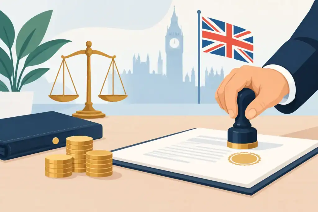 Notary Fees: What You Pay For in the UK
